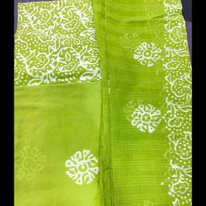 Batik Suit Lime Green 💚 Colour