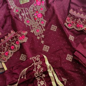 ✅😍 Beautiful Design Pakistani Style Suit Set 🥳