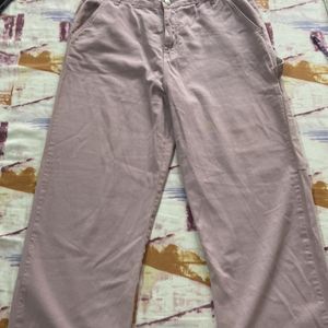 Freakins Lilac Straight Fit Pants