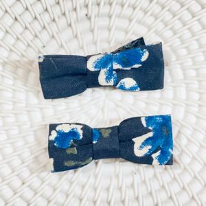 Blue Combo Offer - Scarf / Hair Clip / Earrings