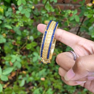 Blue And Gold Colour Bracelet