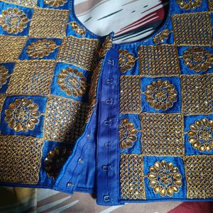 Designer Blue Blouse