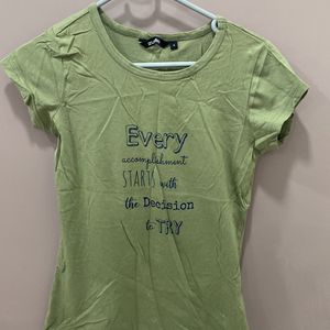 Zudio Green T Shirt