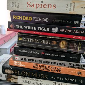 10 Book Set For Rs 550