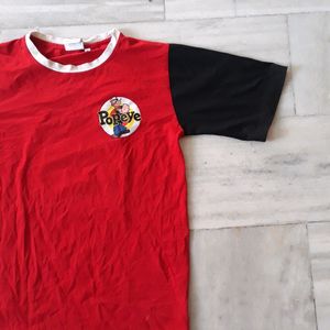 Red Colour Tshirt For Men | Zara Brand