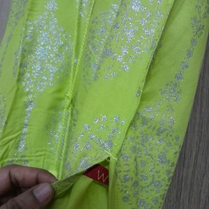 W Sleeveless Kurta 16 Size Side Cuts Available