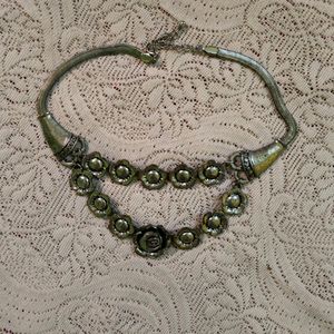 Oxidised Choker Necklace