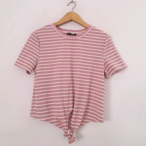 Pink Casual Top (Women's)