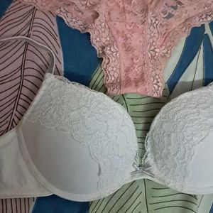 Combo Of Three  Hnm  BRAND  Bra N Panty