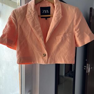 ZARA Short Blazer Top