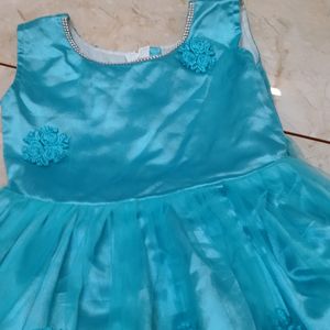 💙Elegant Sea Green Colour Frock ✨