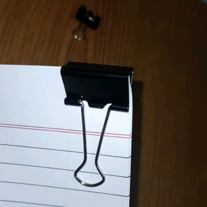 Fold back Binder Clips (Black)