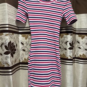 H&M Divided Striped Dress