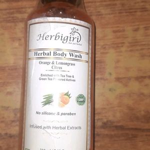 Herbgiri Herbal Bodywash Orange And Lemongrass