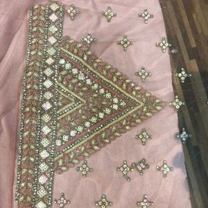 Engagement Peach  Lehenga Choli