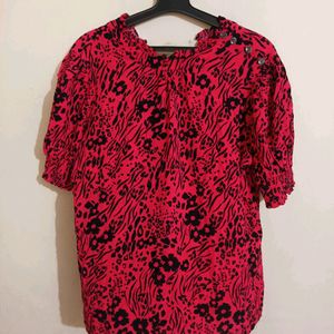 M&S Rose-Black Top