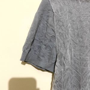 Imported Grey Top By Elle Homme