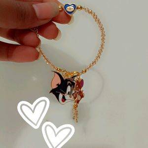 Tom& Jerry Bracelet With Evil Eye 🧿