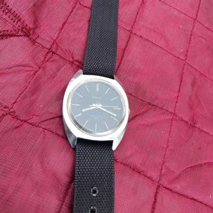 Vintage HMT Kohinoor Black Dial Mechanical Watch