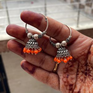 Orange Jhumki