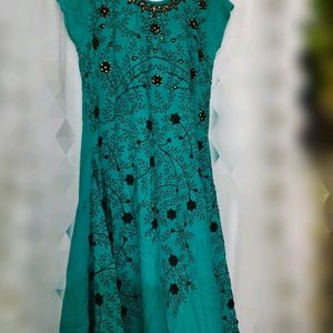 Beautiful Long Kurti Gown Size L