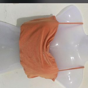 Fashion Nova Orange Crop Top