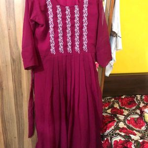 Dark Purple Kurta