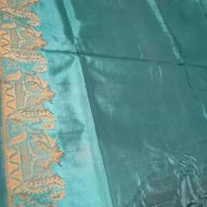 Green Gold Silk Saree