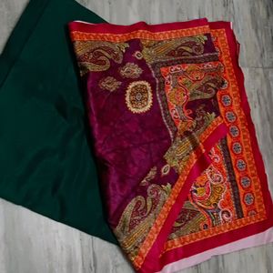 Pashmina Suit With Velvet Dupta