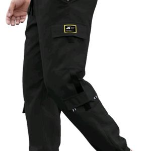 Men Cargo black pant