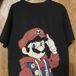 black bonkers mario tshirt