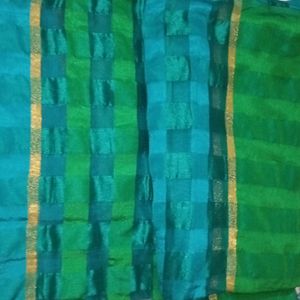Green Coloured Beautiful Saree