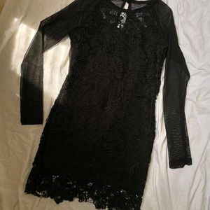 Sexy Black Lace Pary Dress