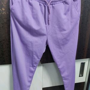 Purple Trackpants For Both Men And Women - M Size