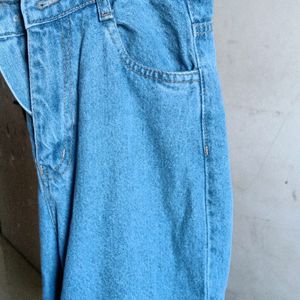 Light Blue Wide Bottom Denim Jeans 👖 Full Comfort