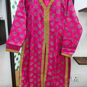 Banarasi Open Kurti With Lehnga