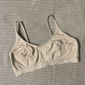 Beige Sports Bra