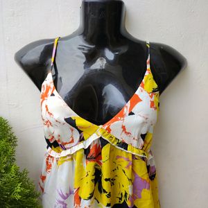 River Iceland Yellow Floral Dress