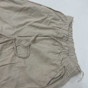 Khaki Linen Trousers