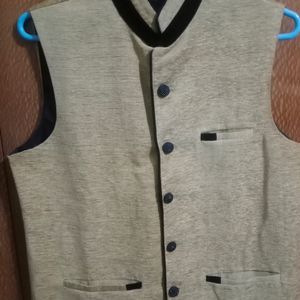 Golden Biege Nehru blazer