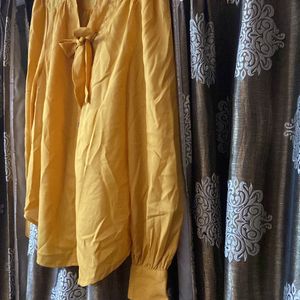 stalk by love mustard shirt top