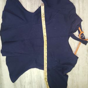 Fancy NAVY Blue Top