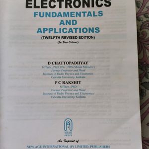 ELECTRONICS FUNDAMENTALS AND APPLICATIONS