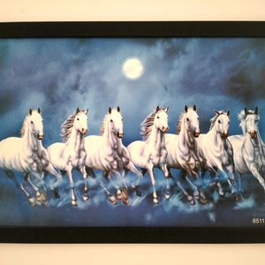 7 Lucky Horses Painting