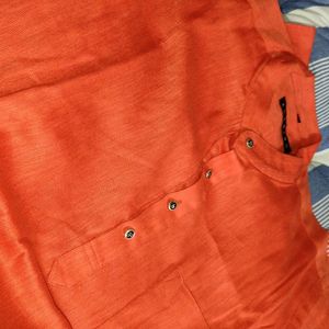 It's Functional Kurta M size . Orange Colour