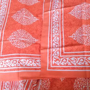 Orange Colour Bedsheet