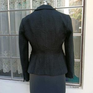 Black Tweed Coat