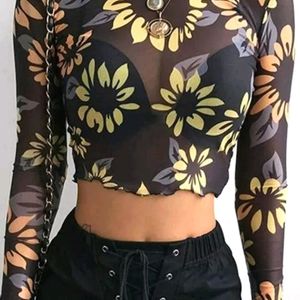 SSS Black Mesh Top🌼