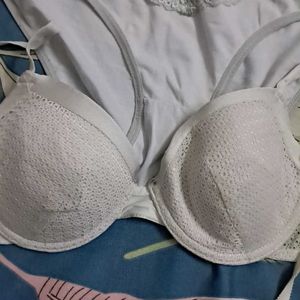 Combo Of Four Imported Fabric Bra N Panty