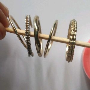 Set Of 5 Finger Ring